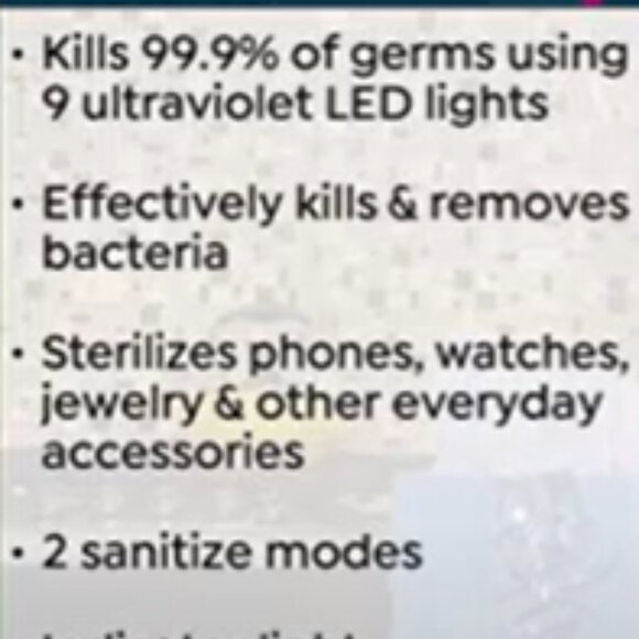 Simply Natural UV Sterilizer Box w/Wireless Phone Charger - Picture 5 of 6